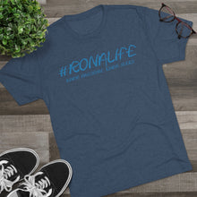 Load image into Gallery viewer, #RONALIFE Men&#39;s Tri-Blend Crew Tee
