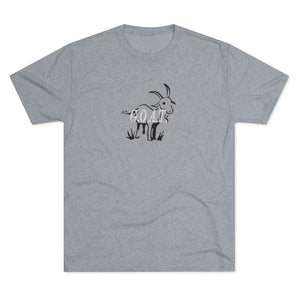 G.O.A.T. Men's Tri-Blend Crew Tee